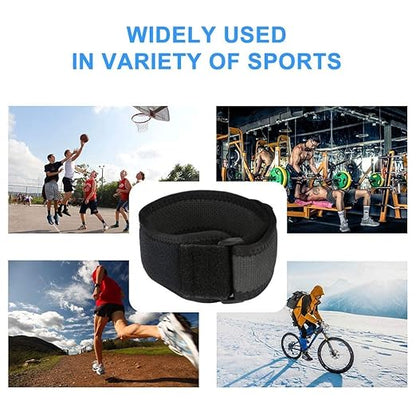 supregear IT Band Strap （2-Pack）- It Band Relief - Outside of Knee Pain, Iliotibial Band Syndrome Brace - Adjustable Support for Running and Exercise - Athletic Stabilizer for Men, Women