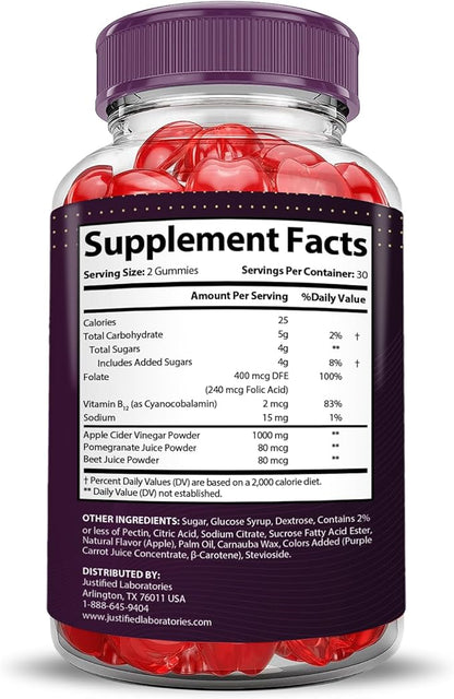 (5 Pack) X10 Boost Keto ACV Gummies Advanced Formula 1000MG X 10 Boost Keto Gummies Apple Cider Vinegar Boost Formulated with Pomegranate Beet Juice Powder B12 Vegan Non GMO 300 Gummys