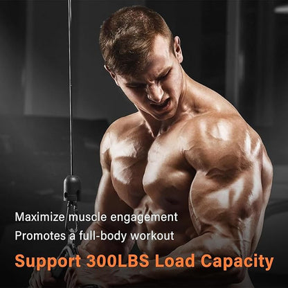 Fitness Cable Compatible with All Total Gym Models 1000, 1500, 2000, 3000, XLS,Fitness Pulley Cable,Workout Cable, Exercise Cable Steel Wire Rope for Cable Machine Home Gym