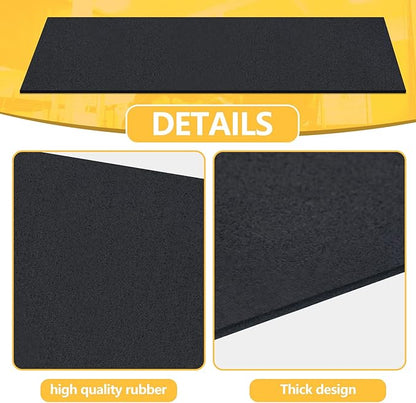 2 Pieces Rower Mat Compatible with Model D 2 Rowing