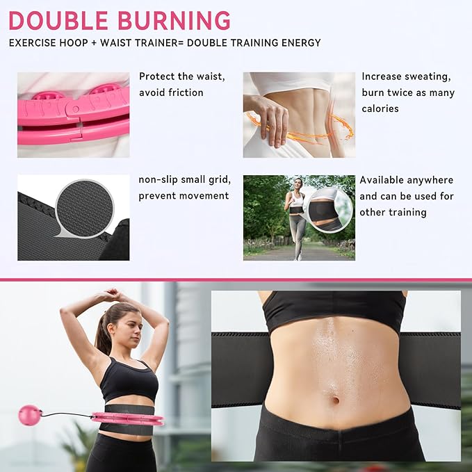 Weighted Hula Hoop for Adults Weight Loss
