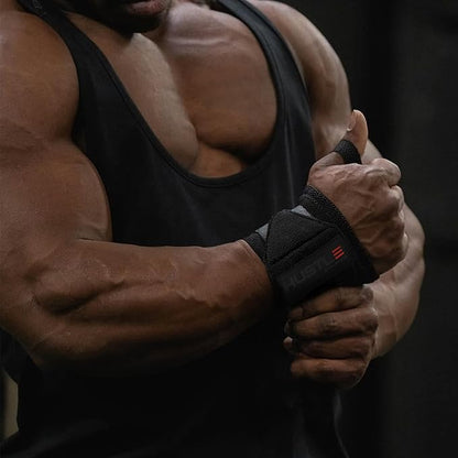 Wrist Wraps for Weightlifting (USPA Approved) - 18" or 12" Premium Quality Weight Lifting Wrist Straps - Best Gym Wrist Wraps with Thumb Loop for Powerlifting & Weight Training for Men & Women