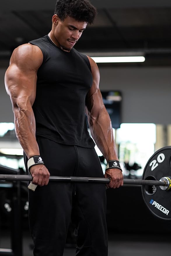 Fitgriff® Lifting Wrist Straps for Weightlifting, Gym, Deadlift, Workout (Made of Premium Cotton & Padded) - Men & Women