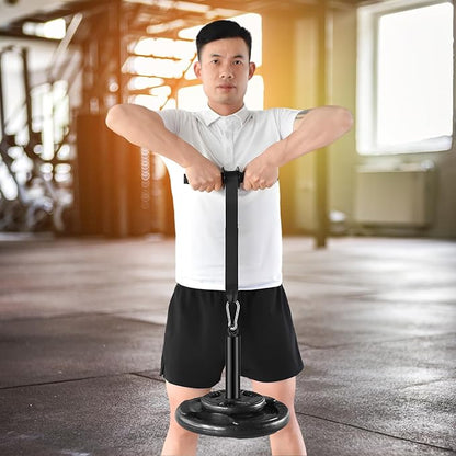 Fitness Cable Pulley System, Gym LAT and Lift Pulldown Machine Attachments, LAT Pull Down Bar Home Workouts Equipments for Biceps Triceps Shoulder Arm Curl Forearm Muscle Strength Exercise