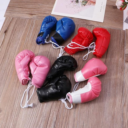 Mini Boxing Gloves - Miniature Accessories for Hanging Bag, Decorative Toys for Home, Car, Christmas Party Decor