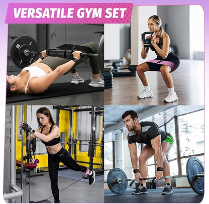 Gym Barbell Pad Set: Hip Thrusts Pad for Squats Weight Lifting Gym Equipment Accessories