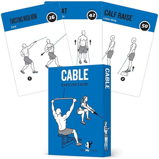 NewMe Fitness Cable Workout Cards