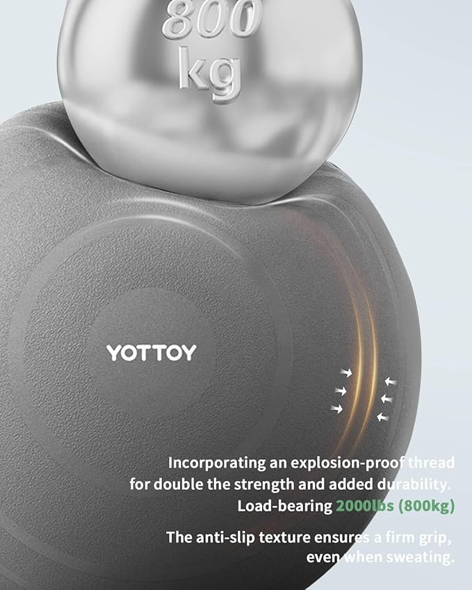 Anti-Burst Exercise Ball for Working Out