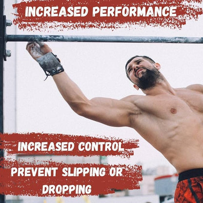 WARM BODY COLD MIND Premium Chalk Block for Weight Lifting - Hand Grip for Cross Training, Climbing, Gymnastics, Weightlifting, Powerlifting, Deadlift, Pole Dancing, Sport Gym, Fitness
