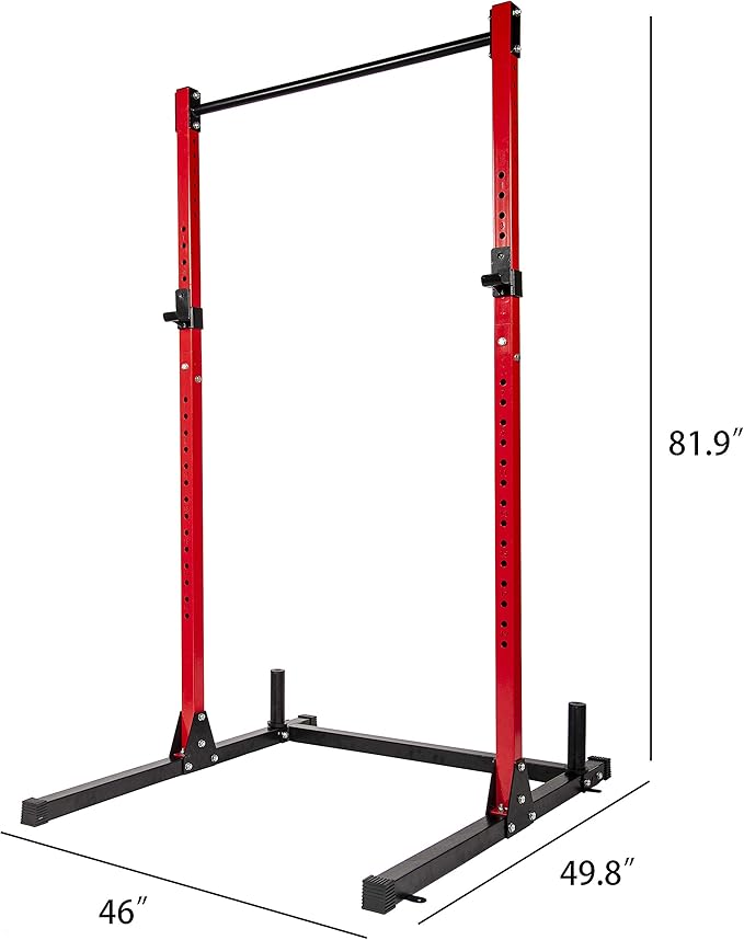 HulkFit Multi-Functional Adjustable Sport Series Squat Stand Power