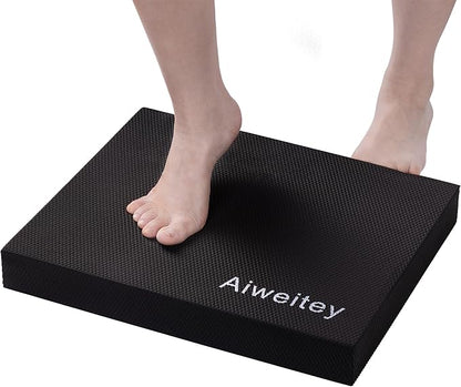 Stability Trainer Pad - Foam Balance Exercise Pad Cushion for Therapy, Yoga, Dancing Balance Training, Pilates,and Fitness