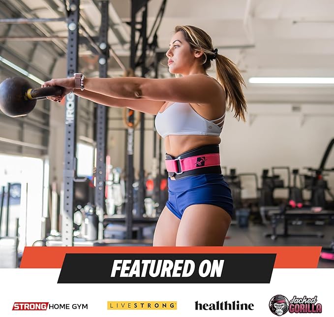 ProFitness Weight Lifting Belt for Women - 4''