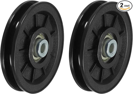 PATIKIL Universal Bearing Pulley, Wheel Nylon Bearing Pulley Wheel Lifting Replace