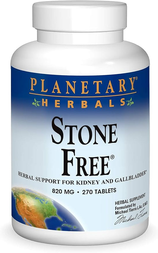 PLANETARY HERBALS Stone Free, Herbal Support for Kidney and Gallbladder, 270 Count