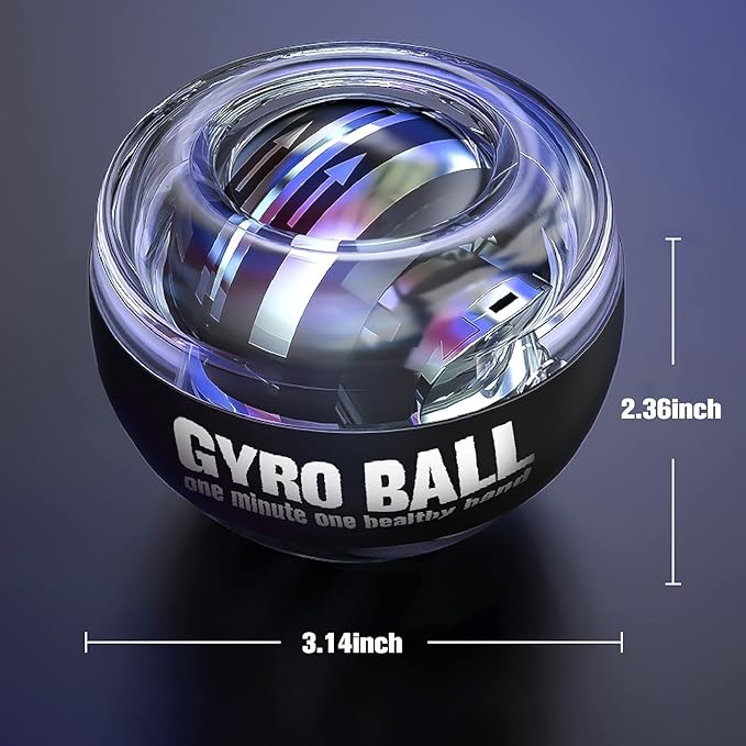 Wrist Trainer Ball Auto-Start Wrist Strengthener Gyroscopic Forearm