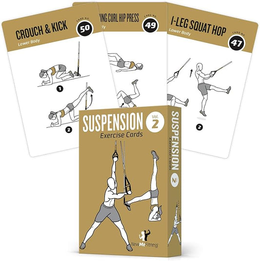 NewMe Fitness Suspension Workout Cards 2)