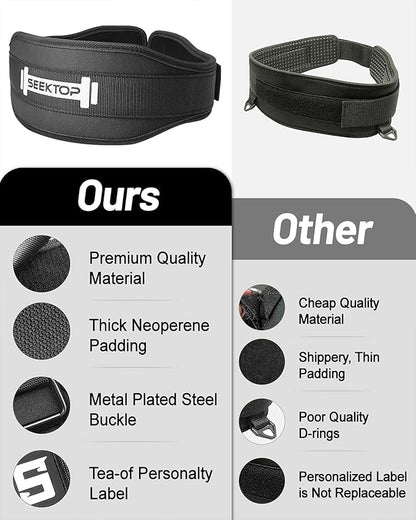Seektop Weight Lifting Belt - Gym Lifting Belt 4 Inch
