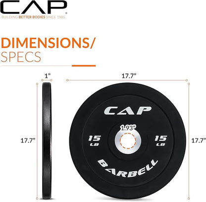 CAP Barbell Rubber Olympic Bumper Plate