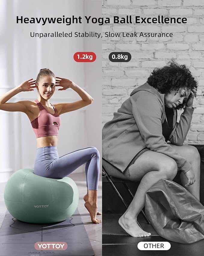 Anti-Burst Exercise Ball for Working Out