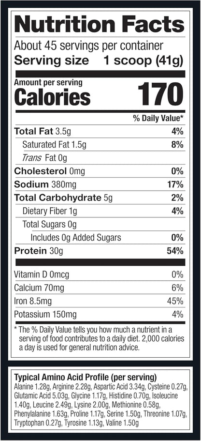 Vega Premium Sport Protein Vanilla Protein Powder, Vegan, Non GMO, Gluten Free Plant Based Protein Powder Drink Mix, NSF Certified for Sport, 4lb 1.8 oz