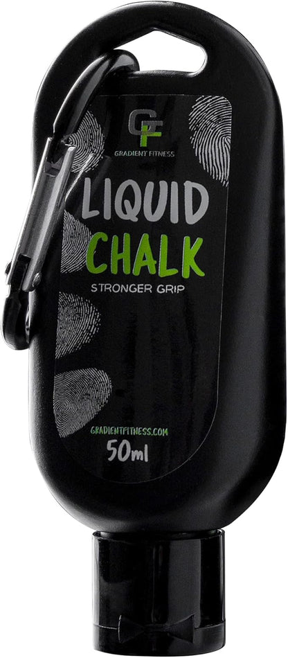 Gradient Fitness Liquid Chalk for Gym, Lifting, Rock Climbing, Pole Grip, Weightlifting, Workout - Dry Hands Hand Grip