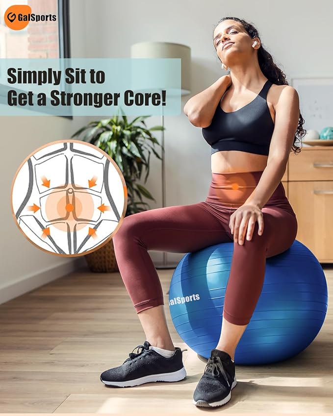 Yoga Ball Exercise Ball for Working Out