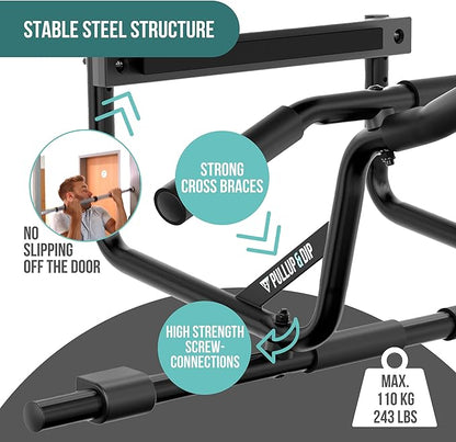 PULLUP & DIP Pull-Up Bar 39.4x13.8 inches, 240 pounds,