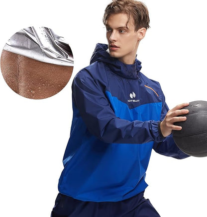HOTSUIT Sauna Suit for Men Sweat Sauna Jacket
