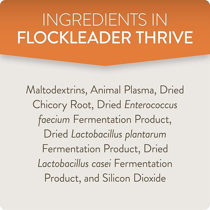 Thrive, Daily Probiotic & Prebiotic Poultry Supplement for Chickens 8+ Weeks Old, 8 oz