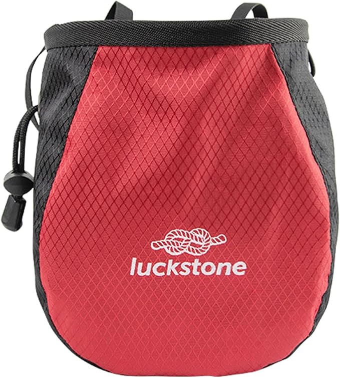 Rock Climbing Chalk Bag Adjustable Drawstring Chalk Bag Bouldering Chalk Bag Bucket for Rock Climbing Weight Lifting Portable Bouldering Chalk Bag Bucket