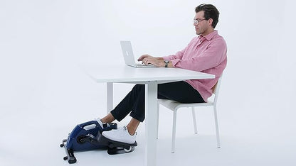 JFIT Mini Elliptical – Under Desk & Standing Workout, Compact, Quiet, Adjustable Resistance, LCD Monitor for Progress Tracking