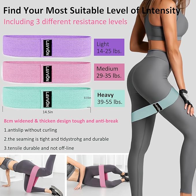 Barbell Pad Set for Hip Thrust 10Pcs- Squat Pad for Barbell Lunges & Bar Padding - Bench Press Standard Weight Bar Pad - with Ankle Straps, Wrist Straps for Weightlifting, 3 Lifting Strap