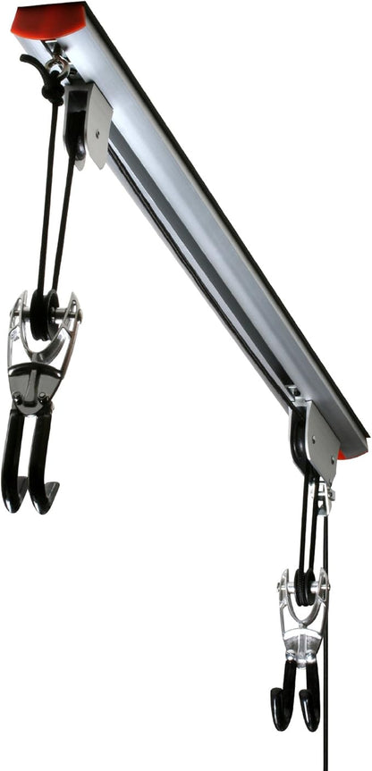 RAD Cycle Products Rail Mount Bike and Ladder Lift for Your Garage or Workshop Holds up to 75 Pounds No Mounting Board Needed