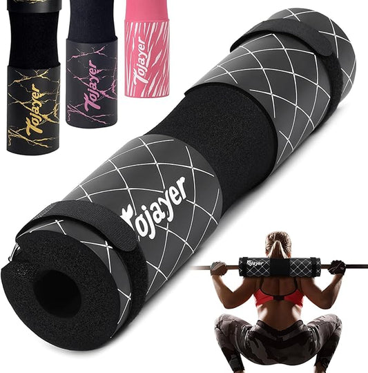 Squat Pad Barbell Pad - Neck & Shoulder Protective Foam Workout Weight Lifting Bar Cushion for Lunges & Hip Thrusts, Fit Standard and Olympic Bars Perfectly, Multi-color Choices