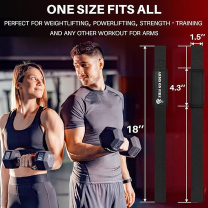 TECEUM Wrist Lifting Straps with Neoprene Padding Support – Heavy Duty Wrist Workout Straps For Men and Women – Ideal for Powerlifting, Strength Training, Bodybuilding