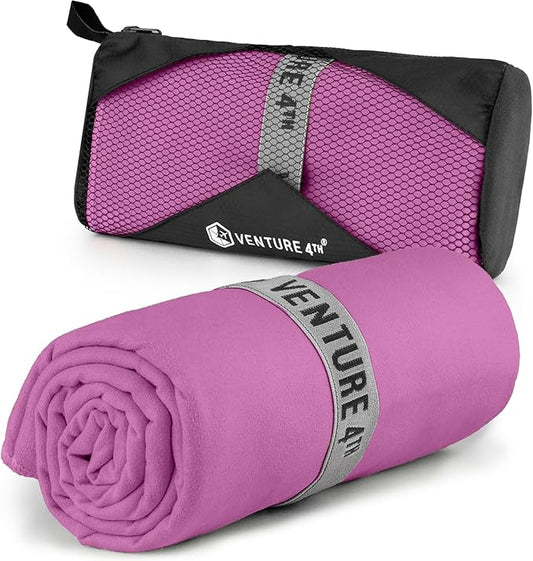 VENTURE 4TH Quick Dry Towel. Microfiber Travel Towel