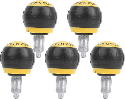 Joyzan Pull Pin Spring Knob, Exercise Bike M16 Pop Locking Screw Adjustment Release Fitness Universal Height Adjust Grip Replacement Equipment Training Machines Stationary Bicycle Weight Bench 5PCS