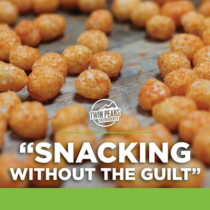 Twin Peaks Low Carb, Keto Friendly Protein Puffs, (Jalapeno Cheddar, 2.1 Ounce), 2 Servings, 3 Pack (60g, 42g Protein, 4g Carbs)