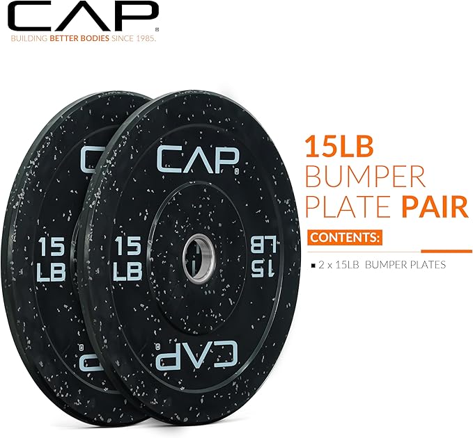 CAP Barbell Rubber Olympic Bumper Plate