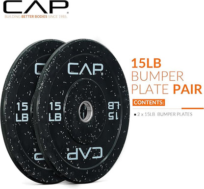 CAP Barbell Rubber Olympic Bumper Plate
