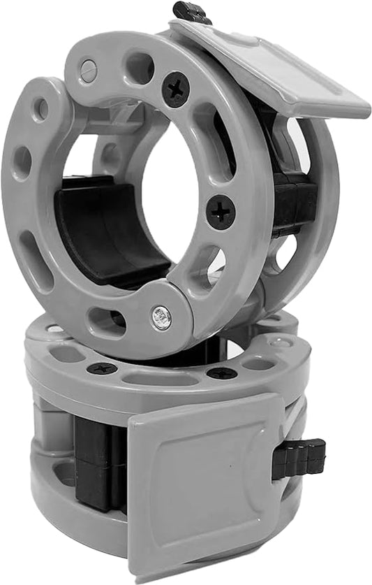Clout Fitness Olympic Barbell Clamps Collars Quick Release 2 Inch