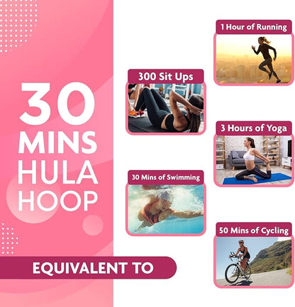 Hula Hoop Fitness Gear - Abs Workout Exercises),Pink,FE21440