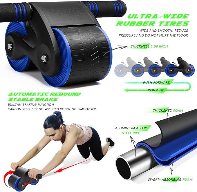 Automatic Rebound Abdominal Wheel 2023 New