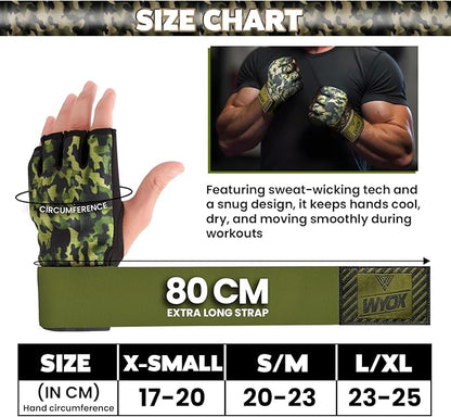 WYOX Gel Boxing Hand Wraps Inner Gloves for Men & Women, 80cm Quick Wrist Straps, Padded Knuckle Protection for Muay Thai Kickboxing, Hand Wraps for Boxing & Martial Arts