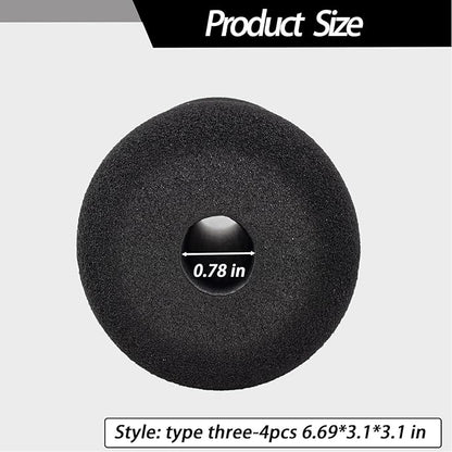 Protective Pads Cushion (6.69*3.1*3.1 in), Soft Foam Padding Sponge Rollers for for Exercise Equipment，Workout Machine-Sit ups, Barbell Bench