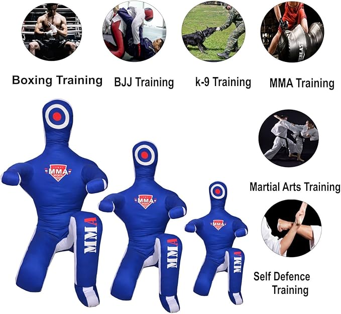 Sports Brazilian JIU Jitsu Grappling Submission Throwing Dummy Punching Heavy Bag Kick Boxing Dummies UNFILLED
