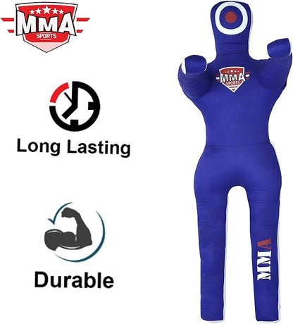 Sports Brazilian JIU Jitsu Grappling Submission Throwing Dummy Punching Heavy Bag Kick Boxing Dummies UNFILLED