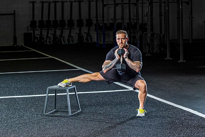 Rage Fitness Steel PlyoBox12-18-24-30Inch High Anti-SlipPlyometric JumpBoxes For Agility
