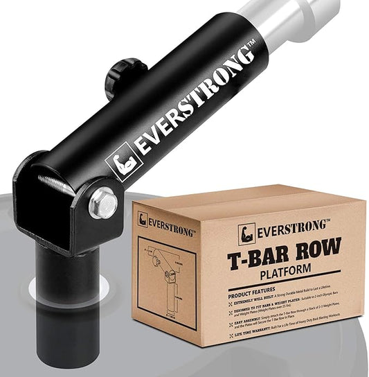 EVERSTRONG Elite Heavy Duty T-Bar Row Olympic Bars 2-inch Olympic