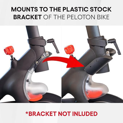 Extra Large Bottle Holders for Peloton Bike for Original Peloton or Peloton Bike+ - All Metal Design - Fits YETI + Nalgene + Hydro Flask (Original Peloton Bike)